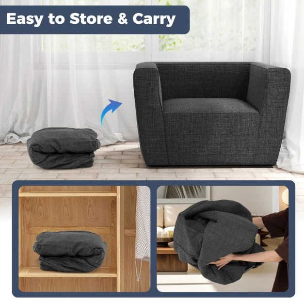 Fotelis Sofa Pilka