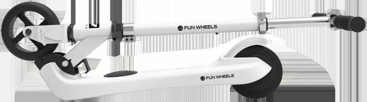 Rebel Elektrinis paspirtukas vaikams FUN WHEELS Baltas