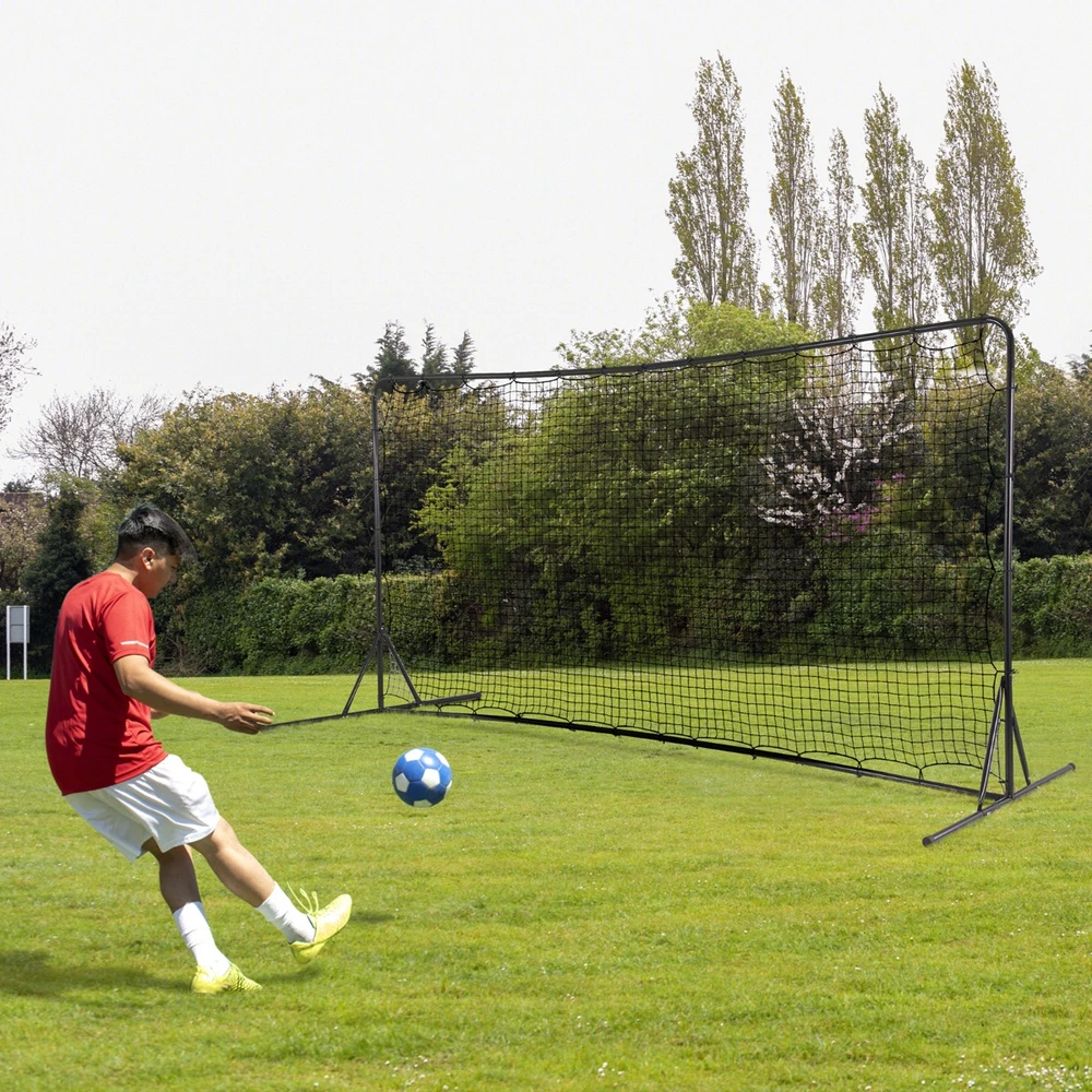 Futbolo atmušimo tinklas 375 x 185 cm