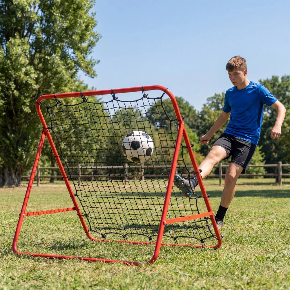 Futbolo atšokimo tinklas Raudonas
