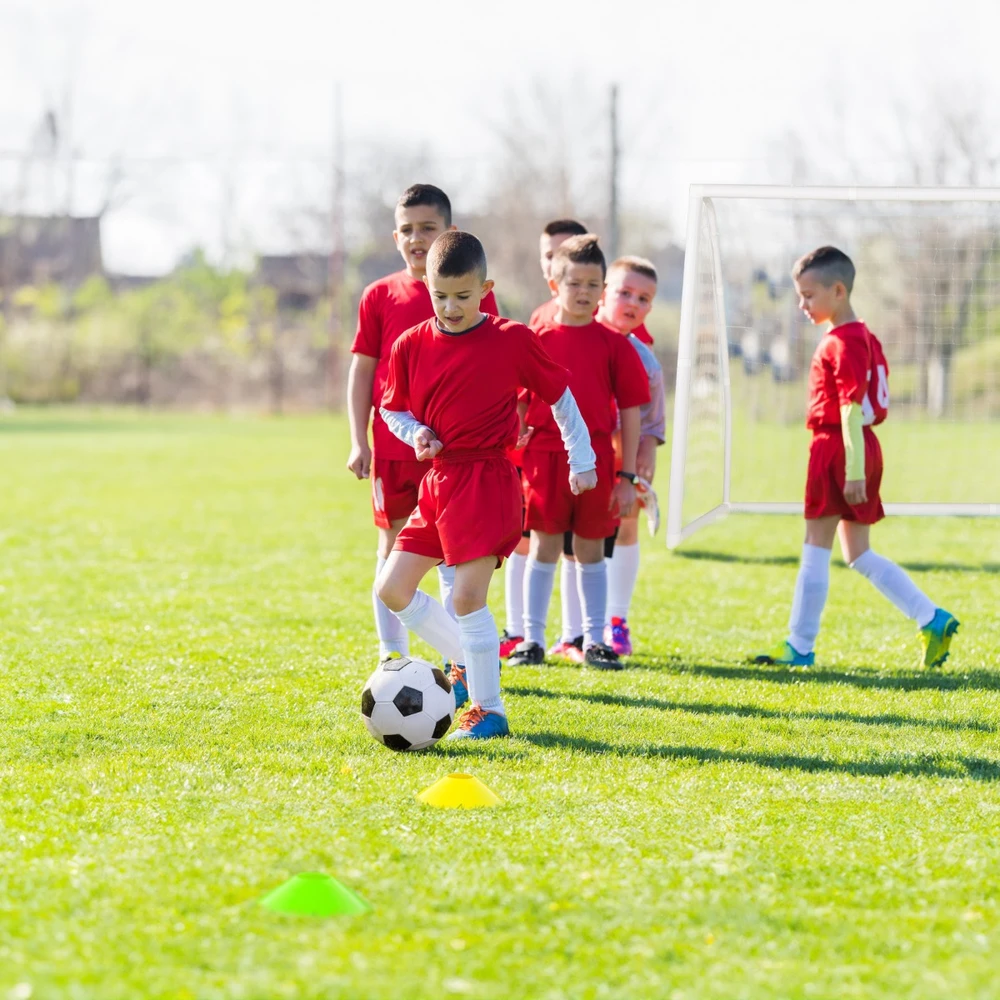 Futbolo vartai 243.8×91.4×182.9 cm