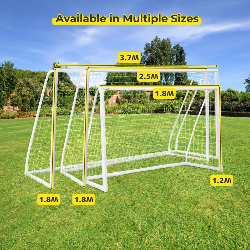 Futbolo vartai 243.8×91.4×182.9 cm