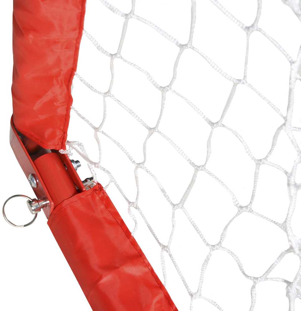 HOMCOM futbolo vartų rinkinys, 2 mini vartai, sulankstomi, plienas (Q195) ir tetrolonas, raudoni, 90x36x60 cm