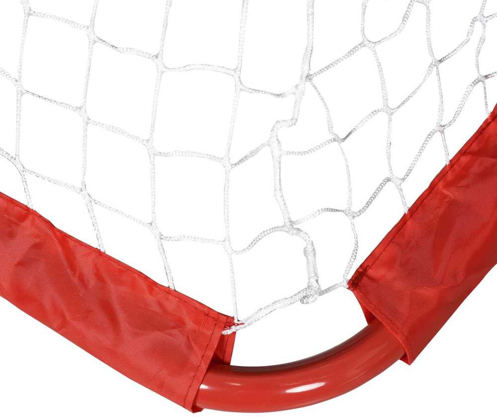 HOMCOM futbolo vartų rinkinys, 2 mini vartai, sulankstomi, plienas (Q195) ir tetrolonas, raudoni, 90x36x60 cm