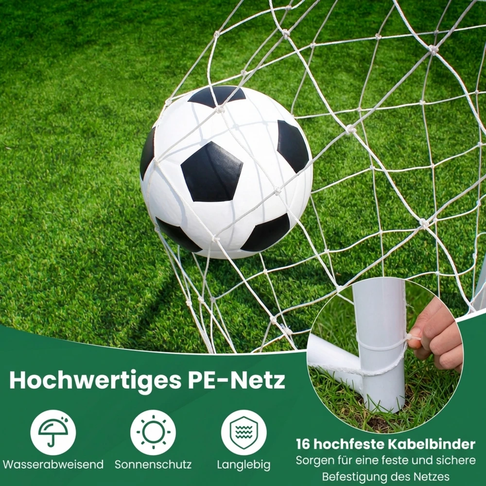Futbolo vartai 300 x 133 x 204 cm