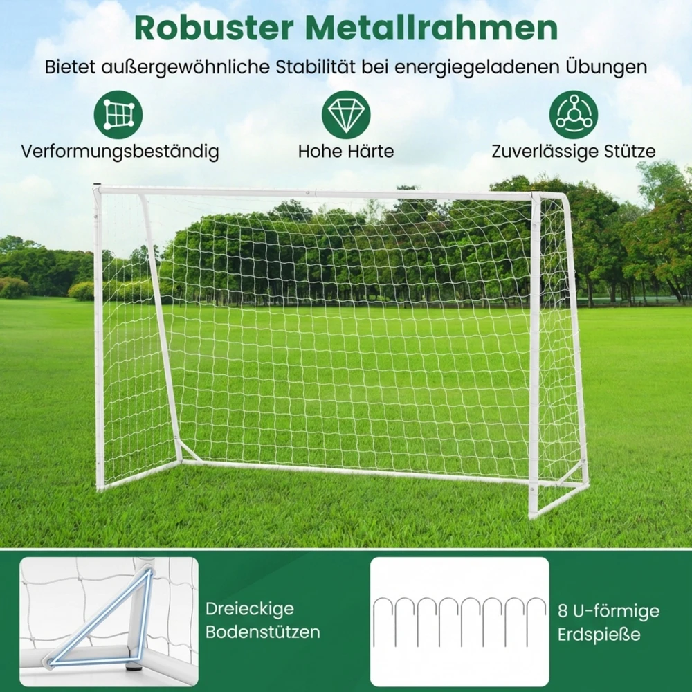 Futbolo vartai 300 x 133 x 204 cm