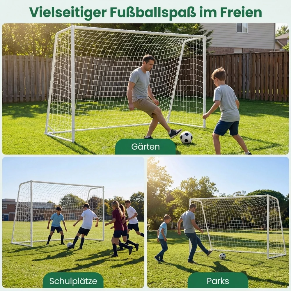 Futbolo vartai 300 x 133 x 204 cm