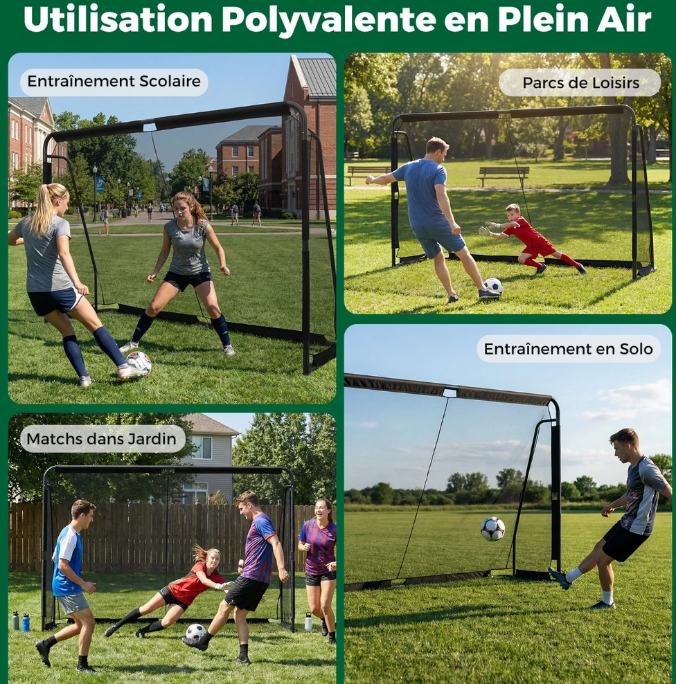 Futbolo vartai 300 x 200 cm