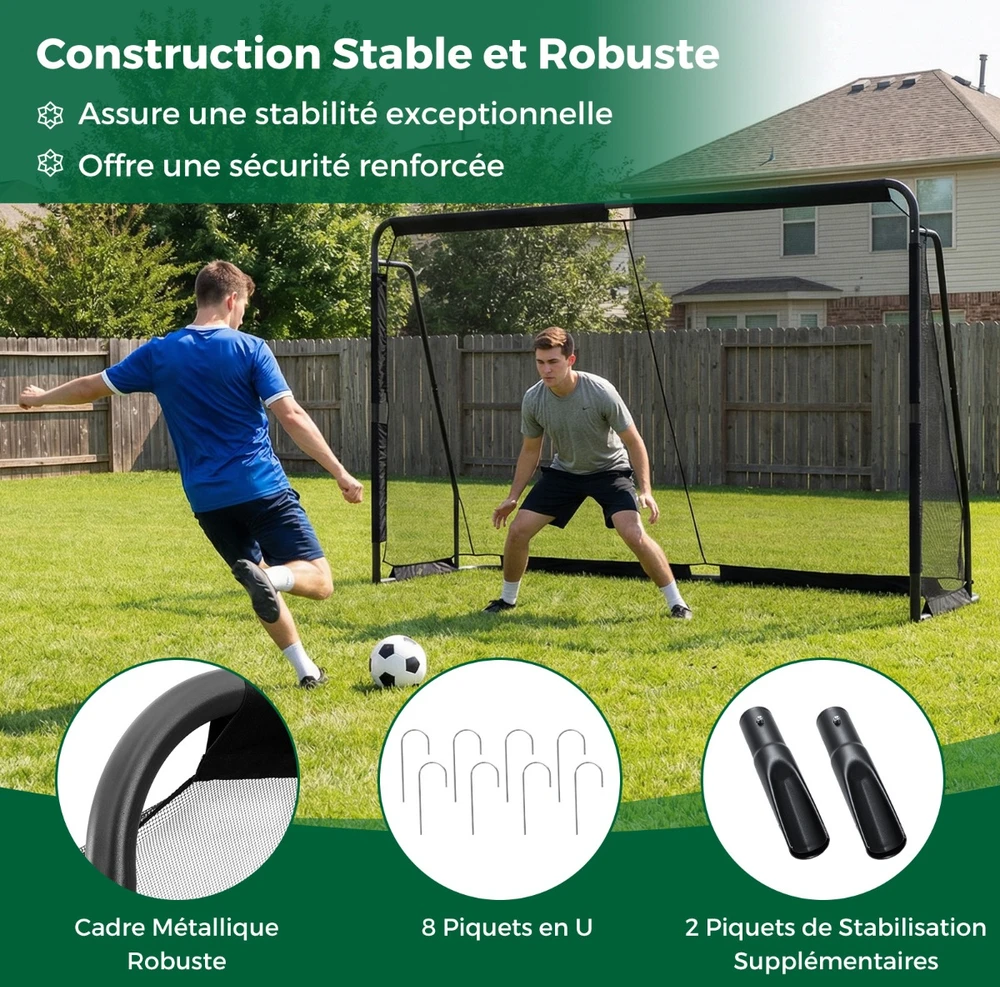 Futbolo vartai 300 x 200 cm