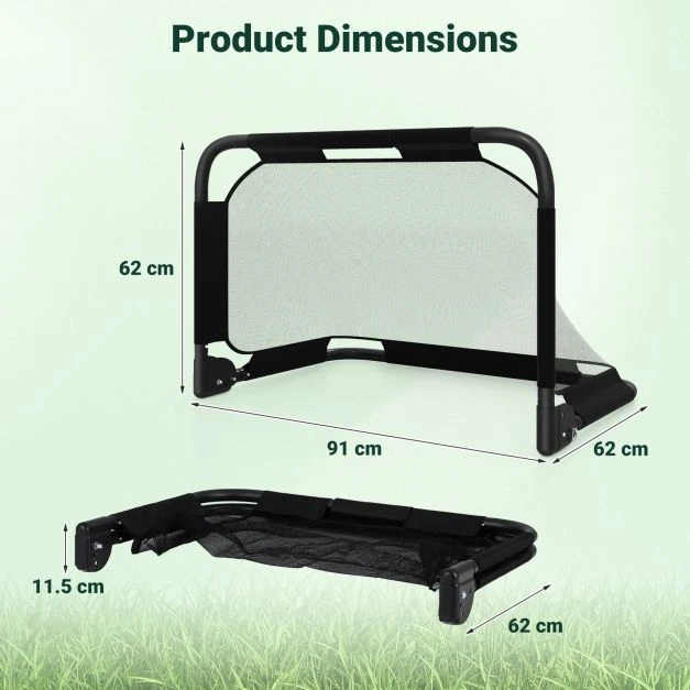 Futbolo vartai 91 x 62 x 62 cm