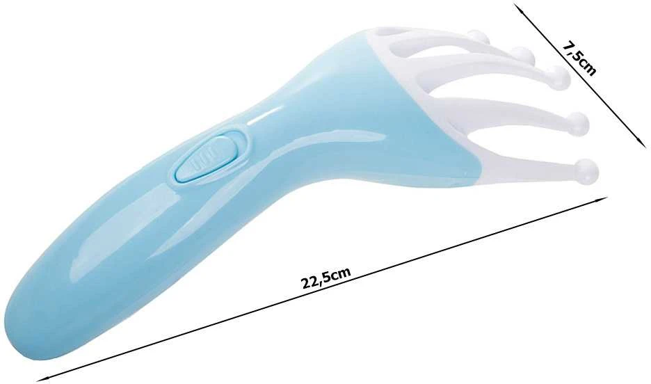 Galvos masažuoklis su vibracija, 22,5 cm