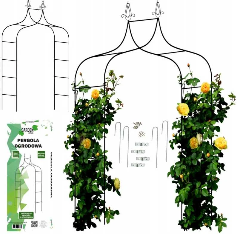 Sodo arka metalinė 150x240 cm