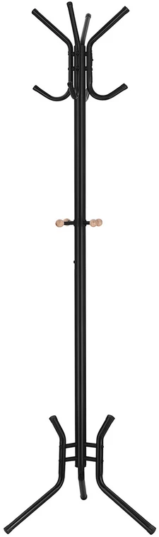 Songmics Juodo metalo skrybėlių stovas