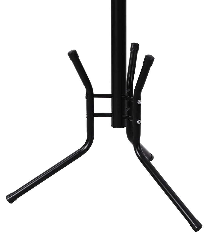 Songmics Juodo metalo skrybėlių stovas