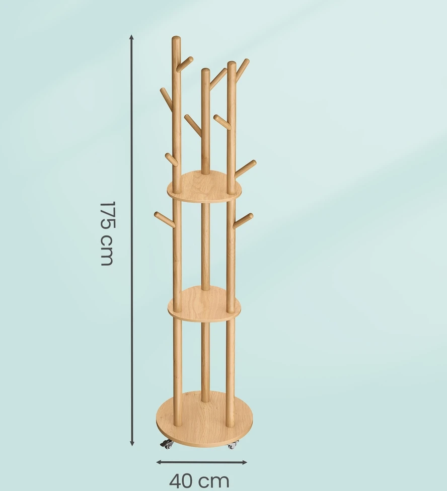 Songmics Garderobos stovas 175 cm