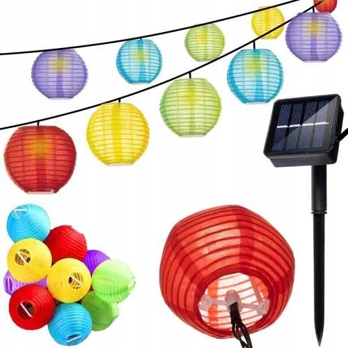 Gardlov Spalvota sodo girlianda su saulės baterija 3,5m 2V IP44 23412