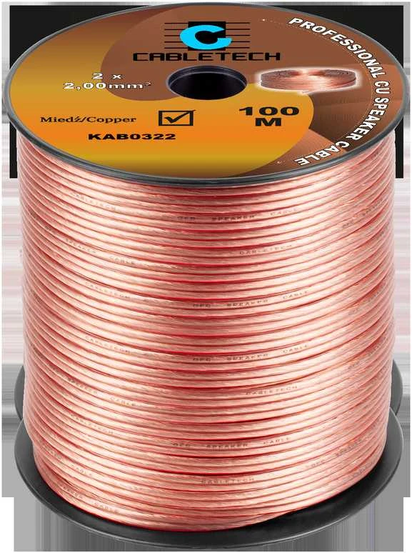 Cabletech Kolonėlių kabelis 2mm 100m