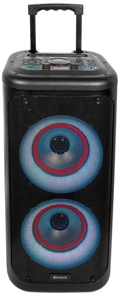 AIWA KBTUS-450 350W (40W RMS) nešiojama garso sistema su karaoke, šviesos efektais