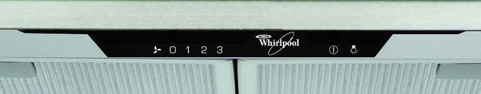 Whirlpool AKR 685/1 IX gartraukis 395 m³/h Tvirtinamas prie sienos Nerūdijančiojo plieno D