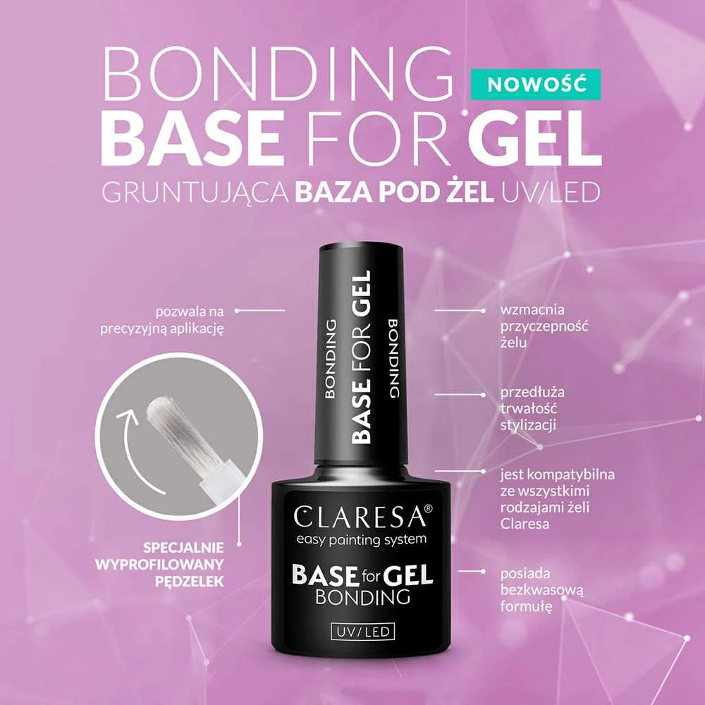 Activeshop Gelio nagų lako pagrindas Claresa, 5 ml