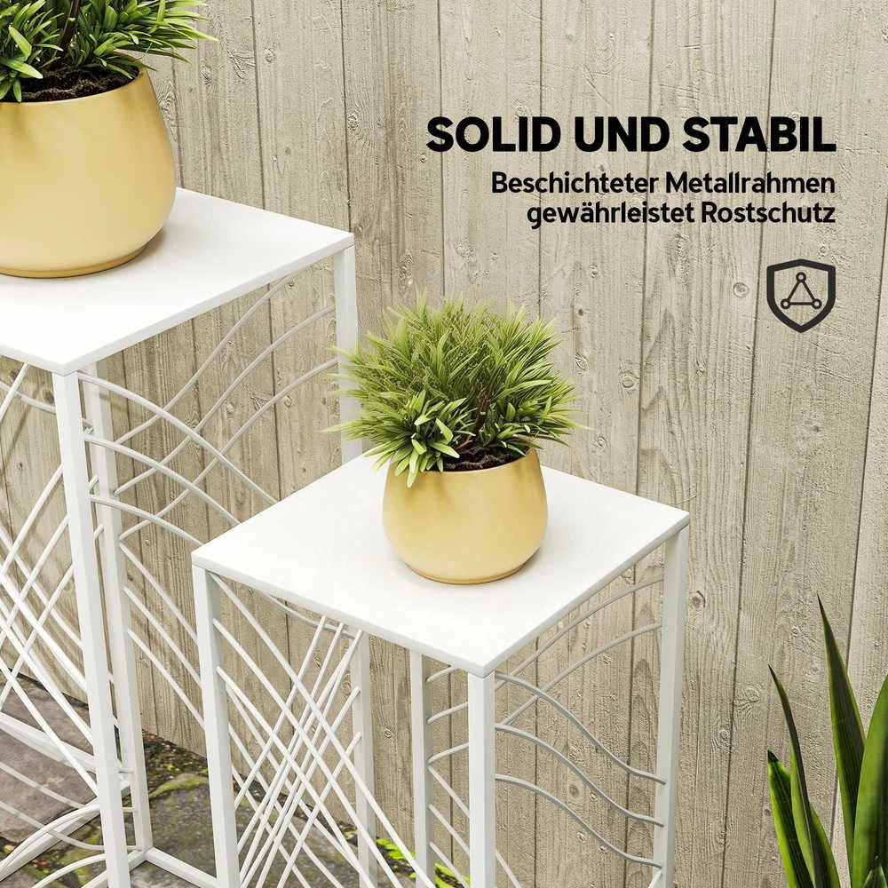 Gėlių stovai 50/60/70 cm 3 vnt.