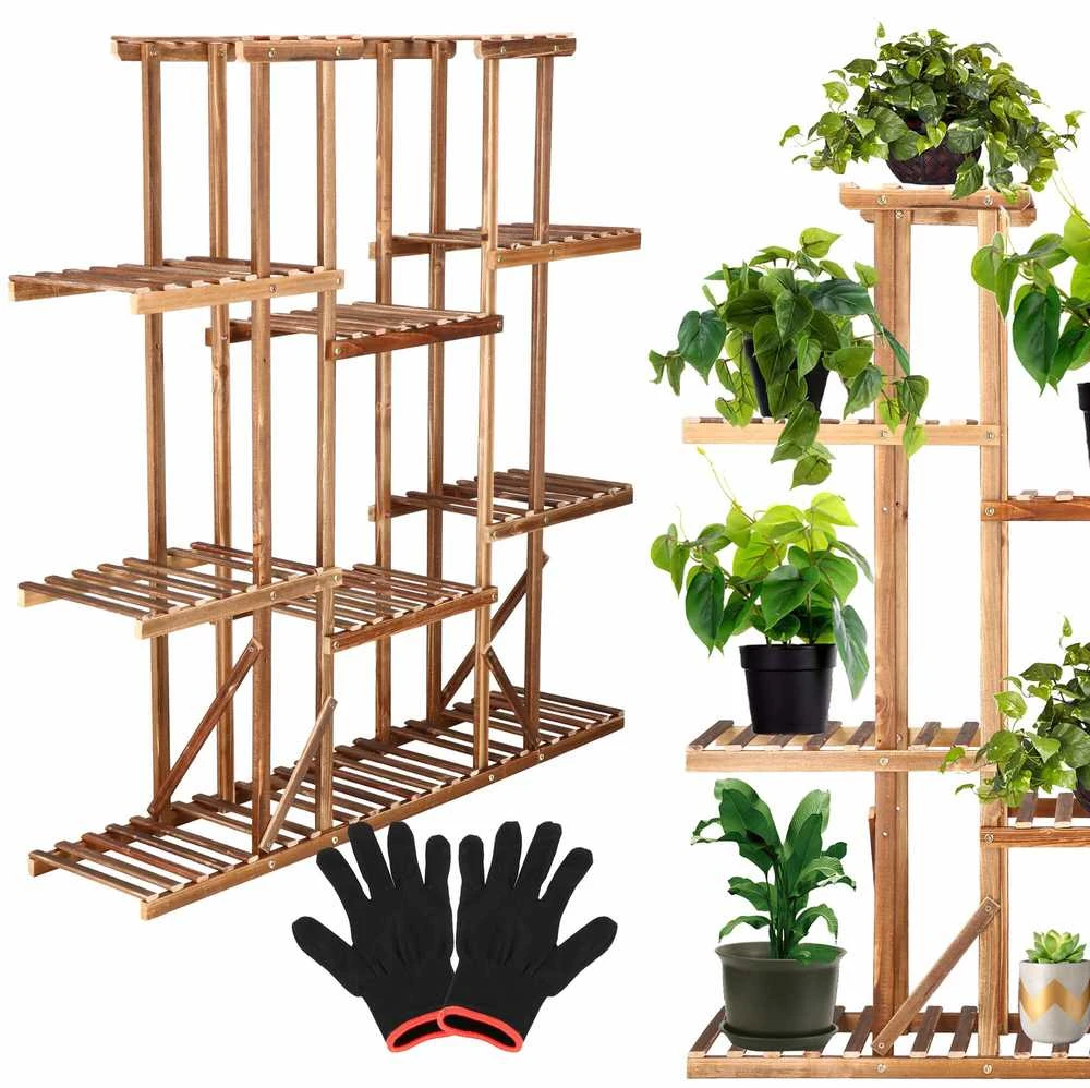 Gėlių stovas Springos 119 cm su 9 lentynomis