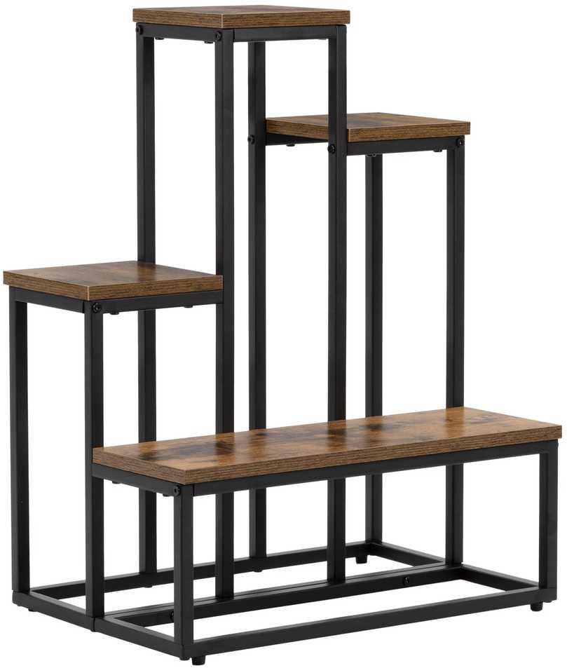 Gėlių stovas Springos GA0210 su 4 lentynomis, 67 cm