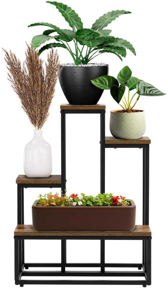 Gėlių stovas Springos GA0210 su 4 lentynomis, 67 cm