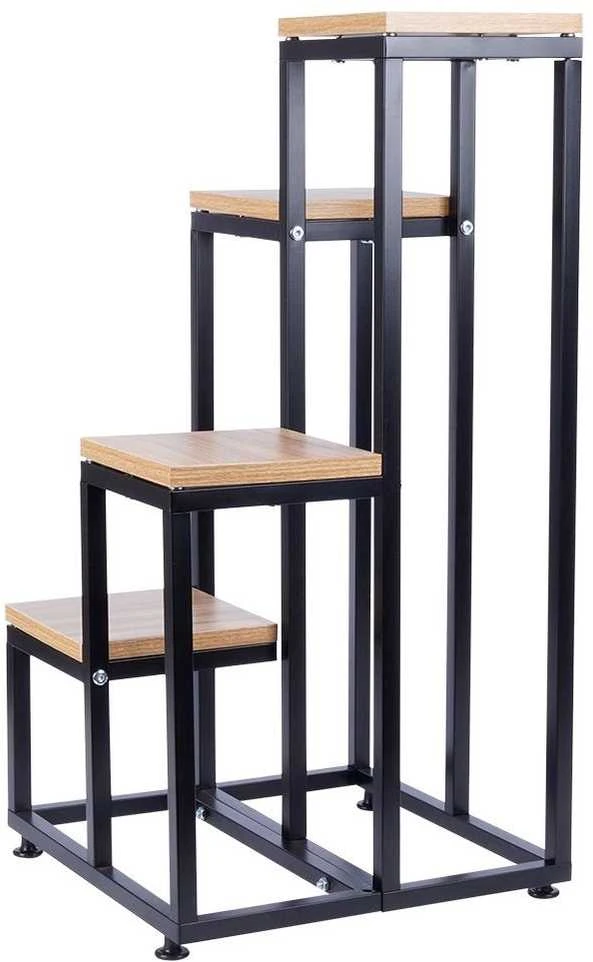 Vilde Stovas gėlėms metalinis 4 lygių 69 cm