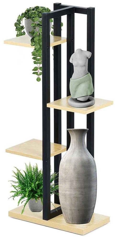 Vilde Augalų stovas metalinis 4 pakopų 93 cm