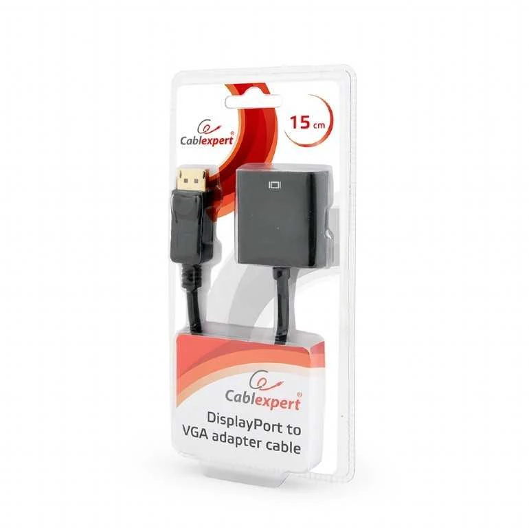 DisplayPort į VGA adapteris su 15 cm kabeliu