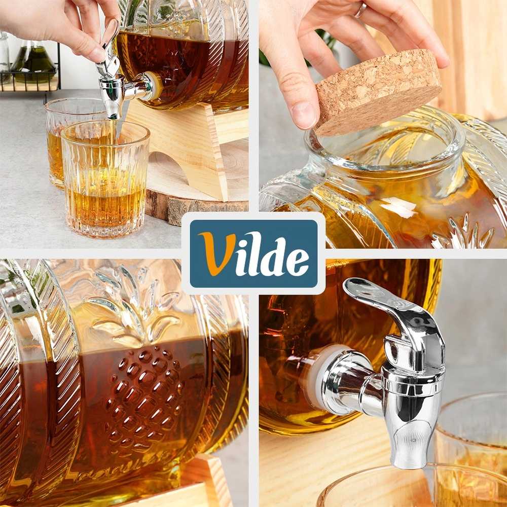 Vilde gėrimų dozatorius 5L su kraniku ir stovu