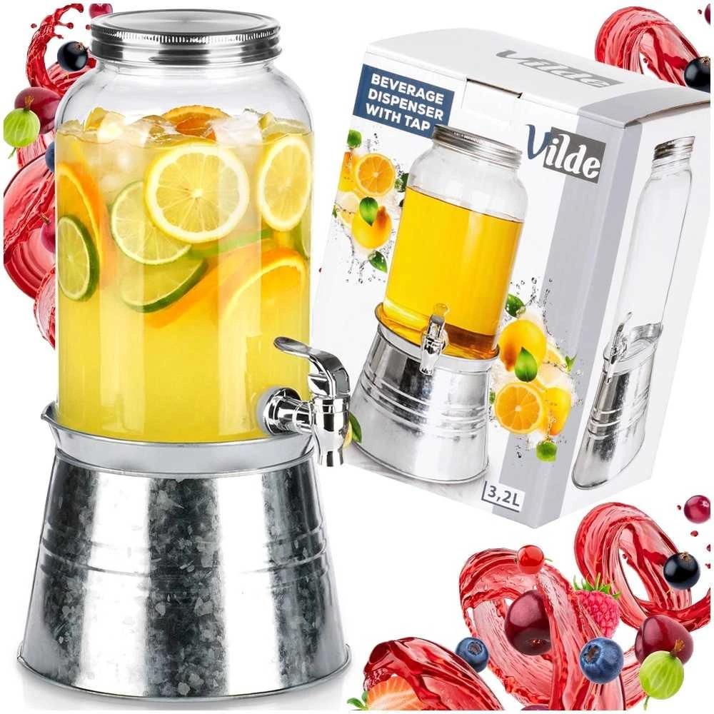 Orion Gėrimų indas su čiaupu ir stovu 3,2 l