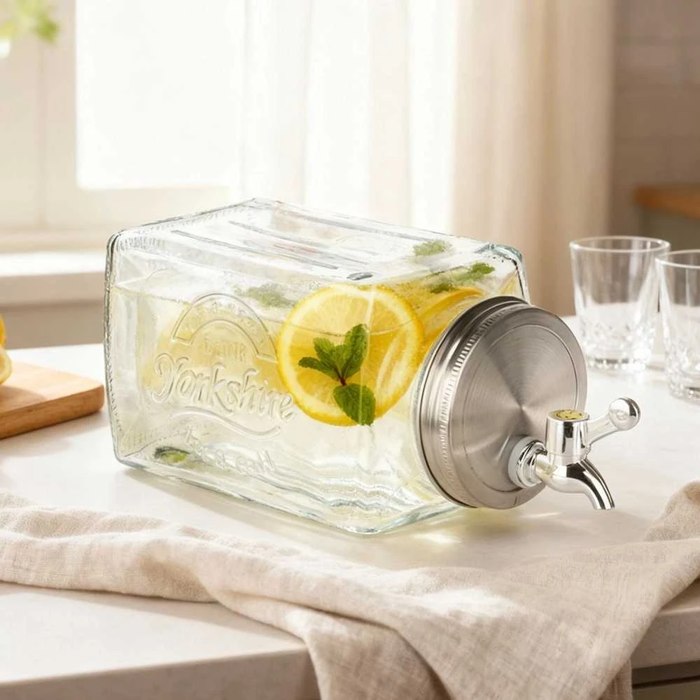 Mplco Gėrimų stiklinis indas su kraneliu 3,3 l