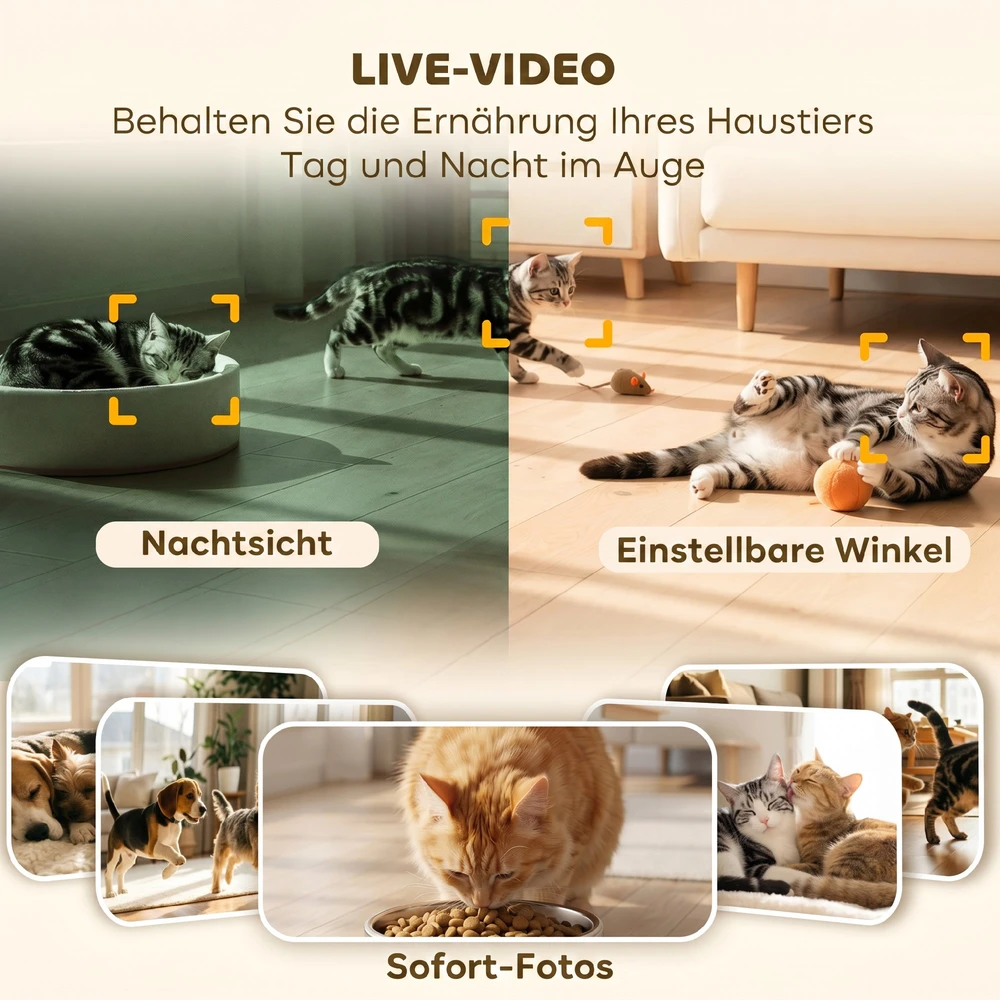 Gertuvė Automatinis maisto dozatorius 4 l