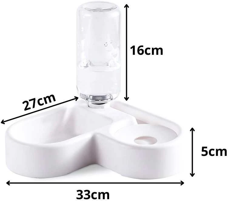 Dvigubas dubenėlis su 500 ml