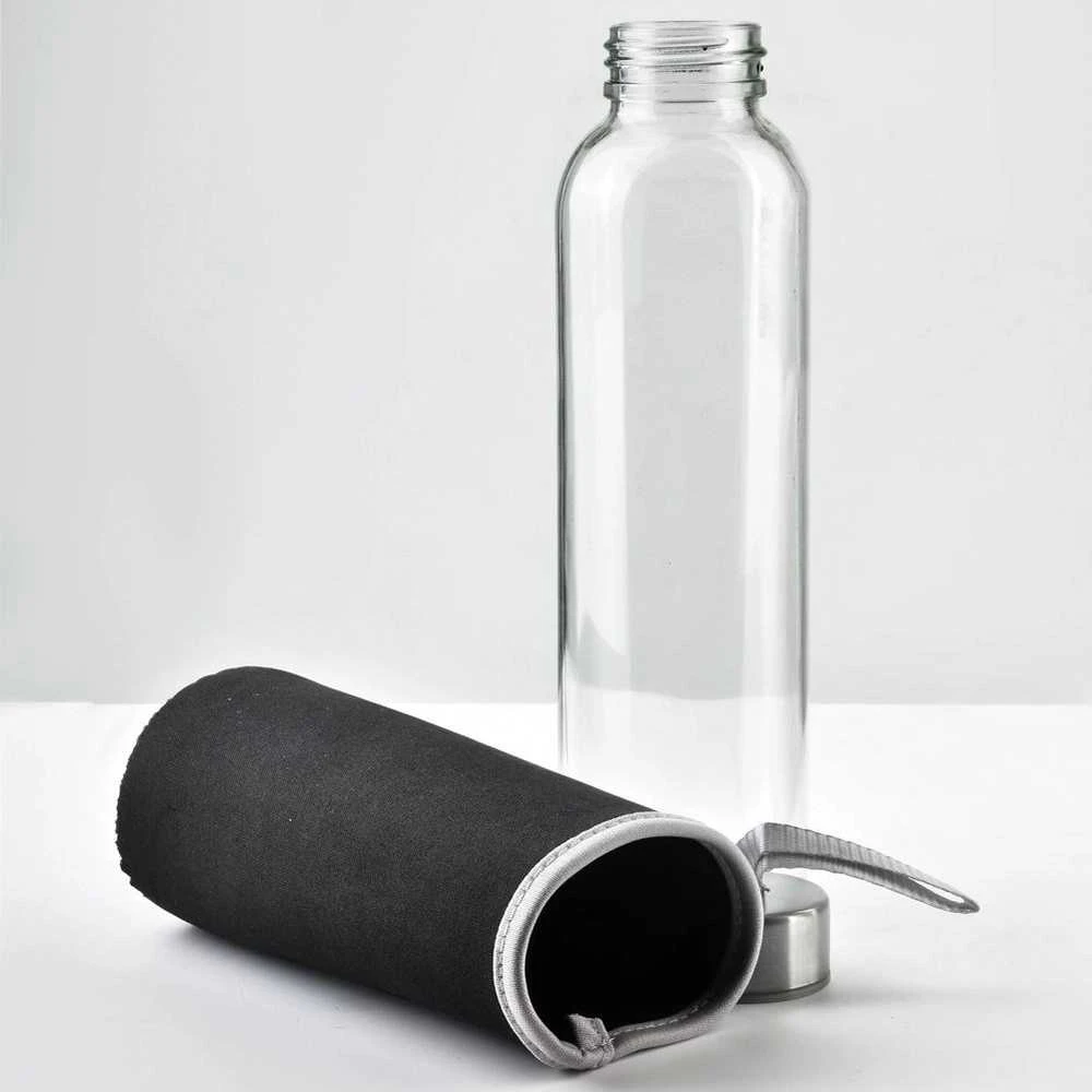 Gertuvė Allesken Stiklinis butelis su neopreno dėklu 490 ml