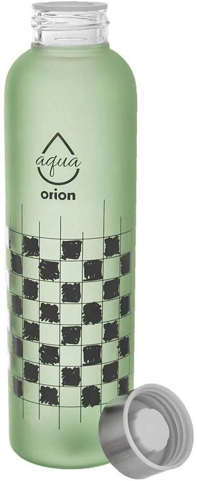 Gertuvė Orion Stiklinis vandens butelis 600 ml žalias