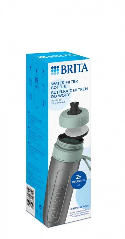 Gertuvė Brita Active + 2 diskai, pastelinė žalia