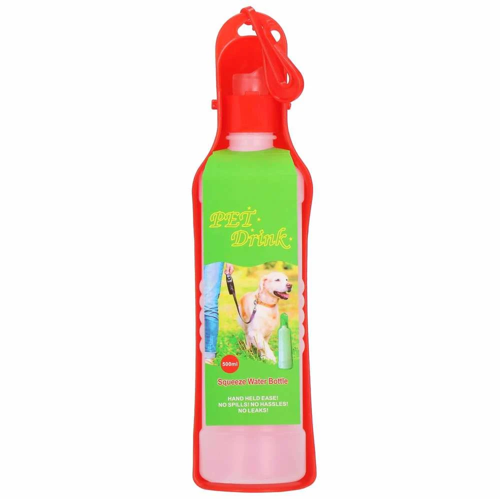 Vandens butelis su girdykla Springos PA0296 500 ml raudonas