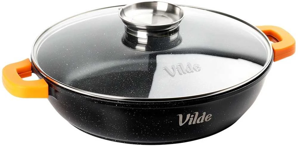 Vilde Gili granitinė keptuvė su dangčiu Terruna Aroma 32 cm, 4,7 l