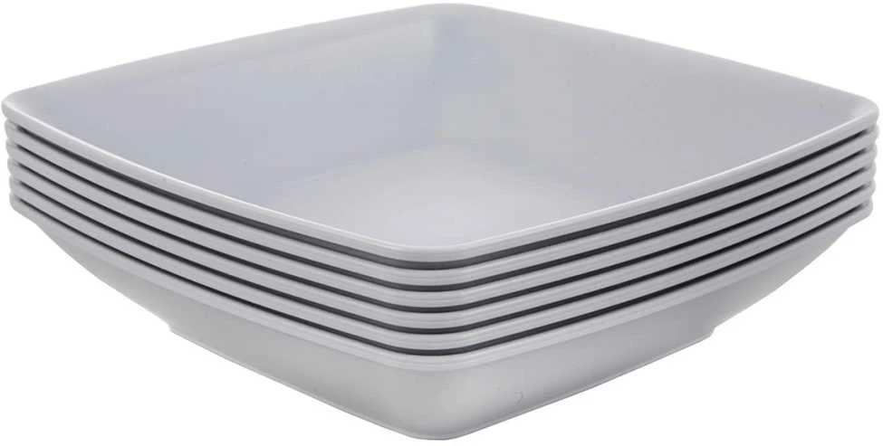 Vilde Gilių plastikinių pietų lėkščių rinkinys 17,5 cm, 6 vnt