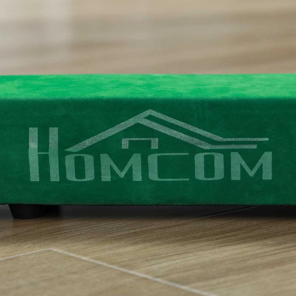 HOMCOM 210 cm gimnastikos balansavimo sija, skirta naudoti viduje ir lauke, sulankstoma, iki 120 kg, žalia