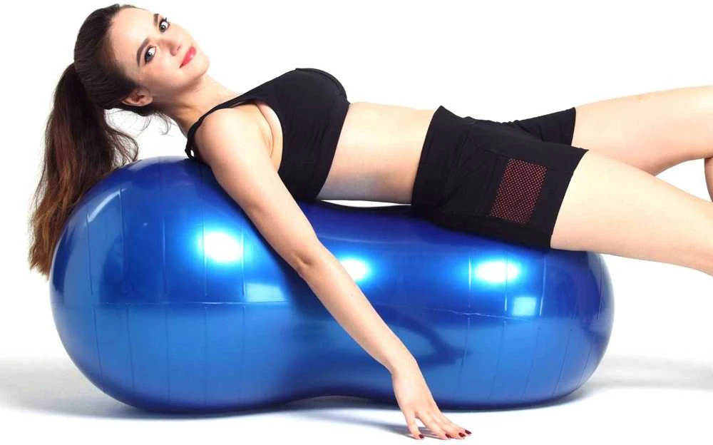 Gimnastikos kamuolys PVC 40 cm su pompa