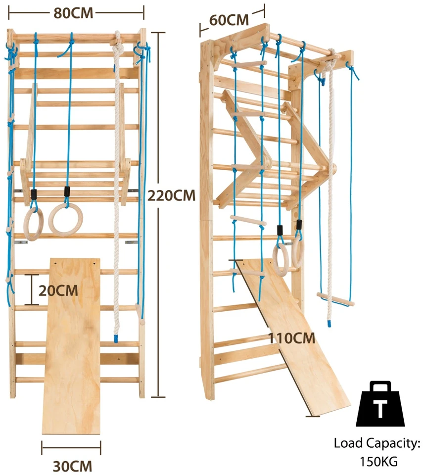 Gimnastikos sienelė 80 x 60 x 220 cm