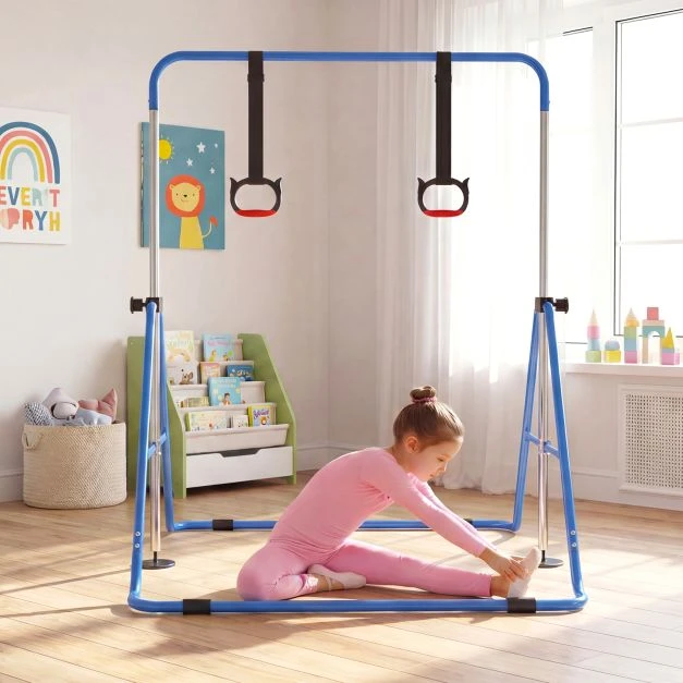 Gimnastikos skersinė mėlyna