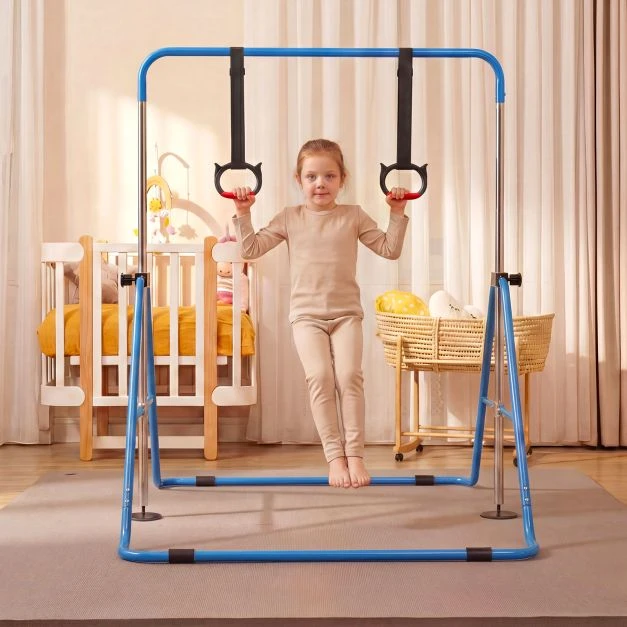 Gimnastikos skersinė mėlyna