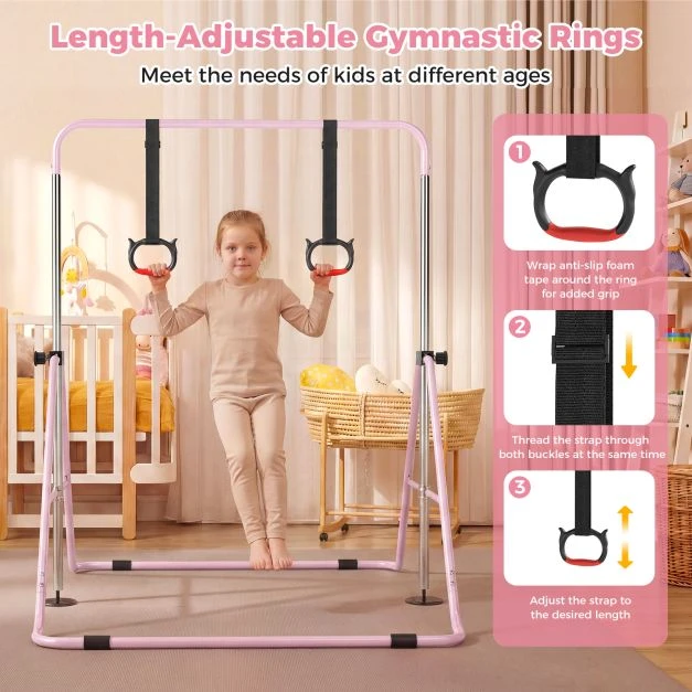 Gimnastikos skersinis rožinis