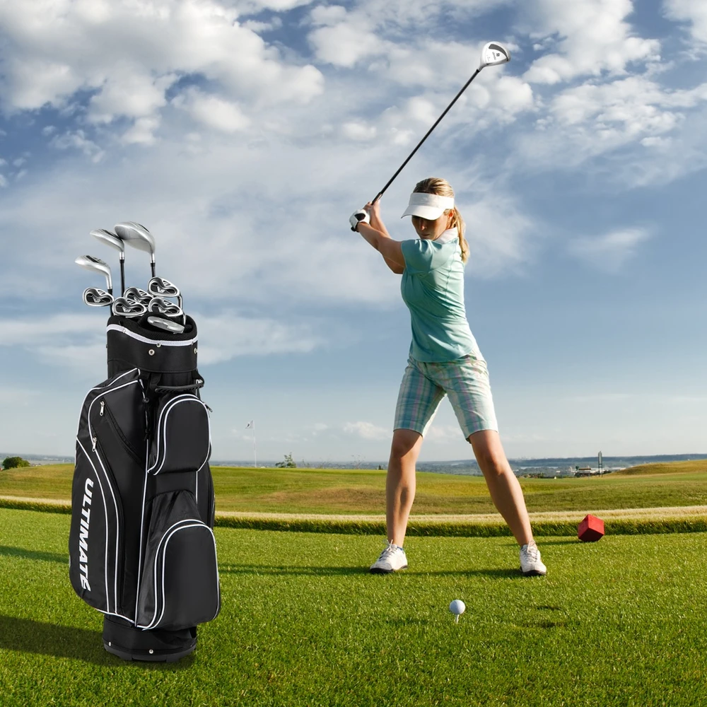 Golf klubų rinkinys juodas 1 vnt.