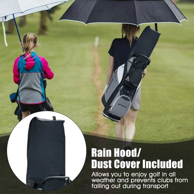 Golf maišas Juoda ir pilka